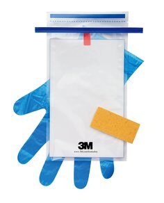 3M? HS10LET2G水合海綿，含10毫升李氏肉湯和手套，100套/箱
